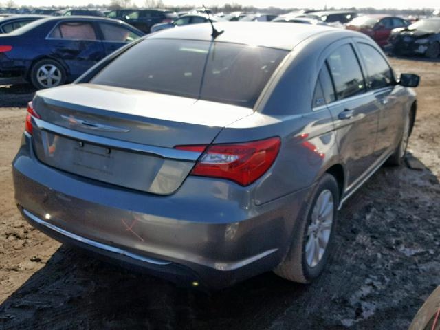 1C3CCBBB0CN105759 - 2012 CHRYSLER 200 TOURIN GRAY photo 4