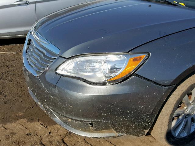 1C3CCBBB0CN105759 - 2012 CHRYSLER 200 TOURIN GRAY photo 9