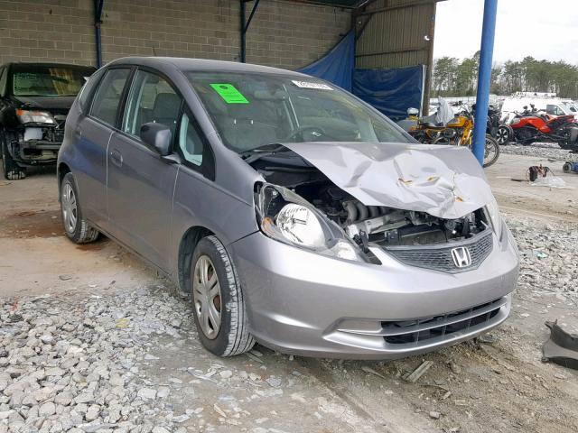 JHMGE8H2XAS002816 - 2010 HONDA FIT GRAY photo 1