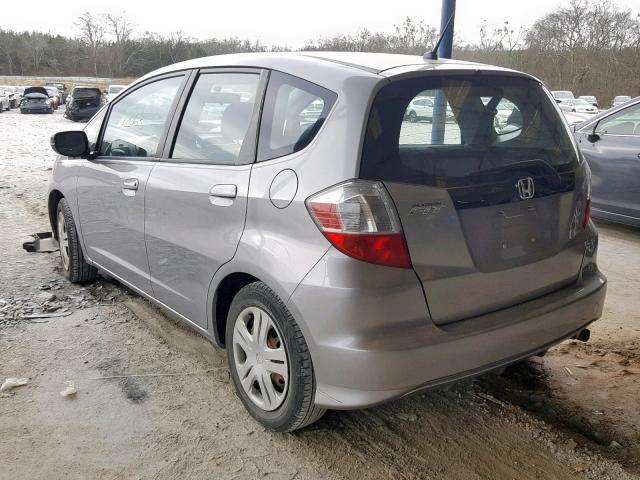 JHMGE8H2XAS002816 - 2010 HONDA FIT GRAY photo 3