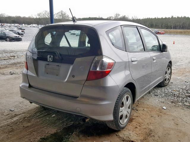 JHMGE8H2XAS002816 - 2010 HONDA FIT GRAY photo 4