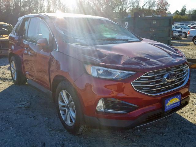 2FMPK3J97KBB26411 - 2019 FORD EDGE SEL RED photo 1