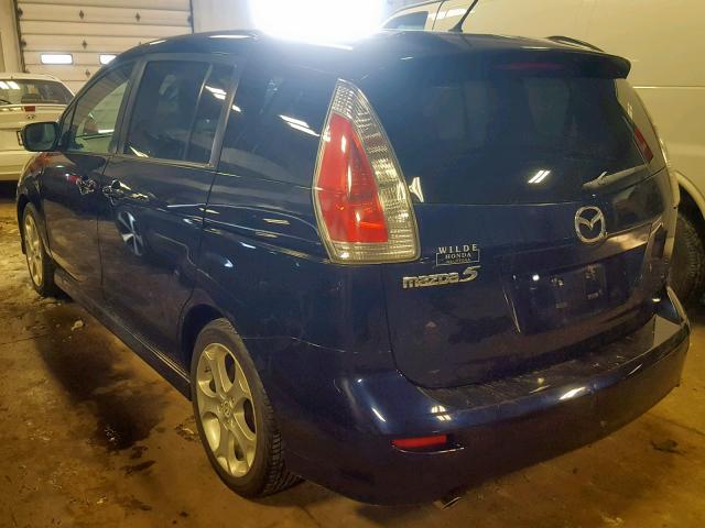 JM1CR2W3XA0385293 - 2010 MAZDA 5 BLUE photo 3