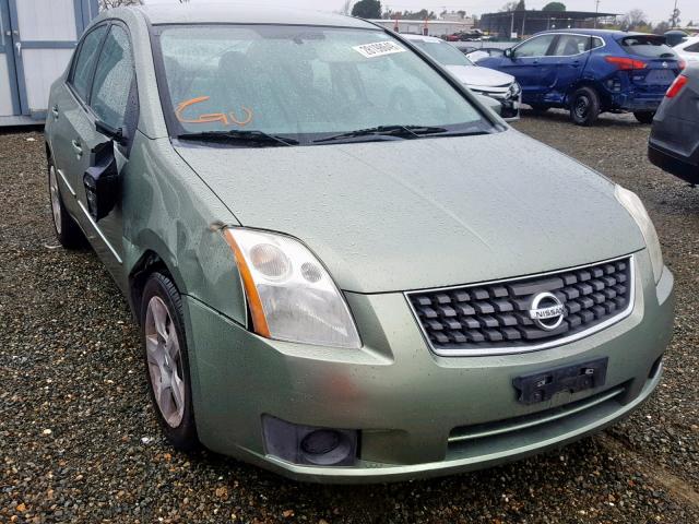 3N1AB61E37L664160 - 2007 NISSAN SENTRA 2.0 GREEN photo 1