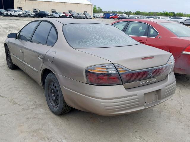 1G2HX52K334145609 - 2003 PONTIAC BONNEVILLE BROWN photo 3