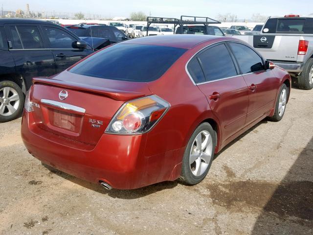 1N4BL21E17C115467 - 2007 NISSAN ALTIMA 3.5 MAROON photo 4