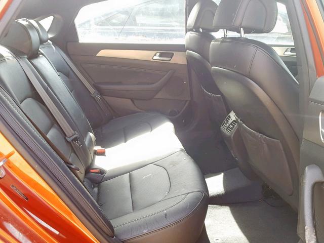 5NPE34AB9FH156716 - 2015 HYUNDAI SONATA SPO ORANGE photo 6