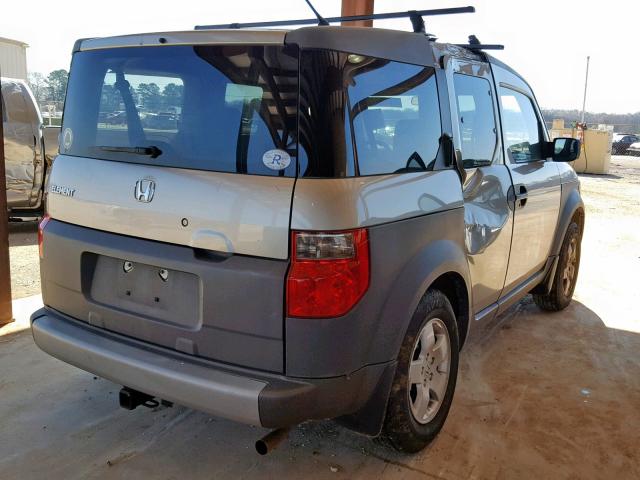 5J6YH18614L015616 - 2004 HONDA ELEMENT EX SILVER photo 4