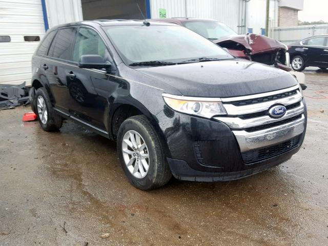 2FMDK3GC2EBB10093 - 2014 FORD EDGE SE BLACK photo 1