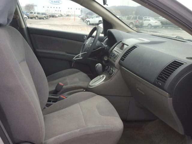 3N1AB61E99L662559 - 2009 NISSAN SENTRA 2.0 SILVER photo 5