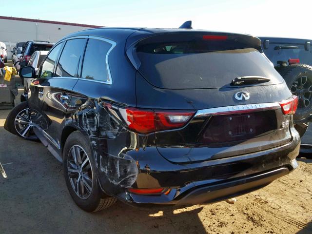 5N1DL0MN7KC530039 - 2019 INFINITI QX60 LUXE BLACK photo 3