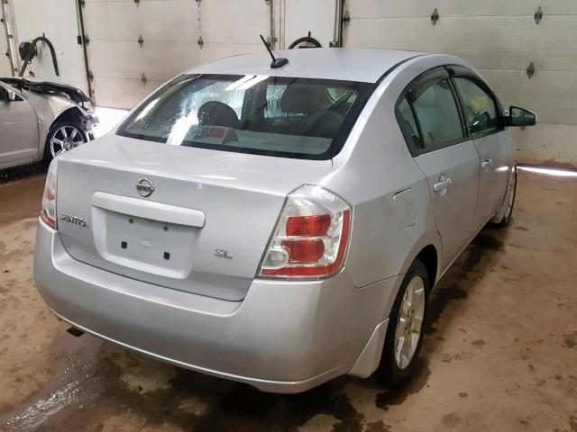 3N1AB61E88L712432 - 2008 NISSAN SENTRA 2.0 SILVER photo 4