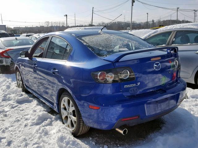 JM1BK324271680301 - 2007 MAZDA 3 S BLUE photo 3