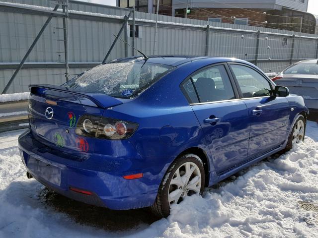 JM1BK324271680301 - 2007 MAZDA 3 S BLUE photo 4