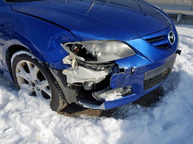 JM1BK324271680301 - 2007 MAZDA 3 S BLUE photo 9