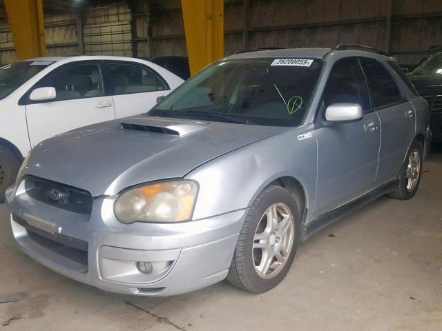 JF1GG29684H813676 - 2004 SUBARU IMPREZA WR SILVER photo 2