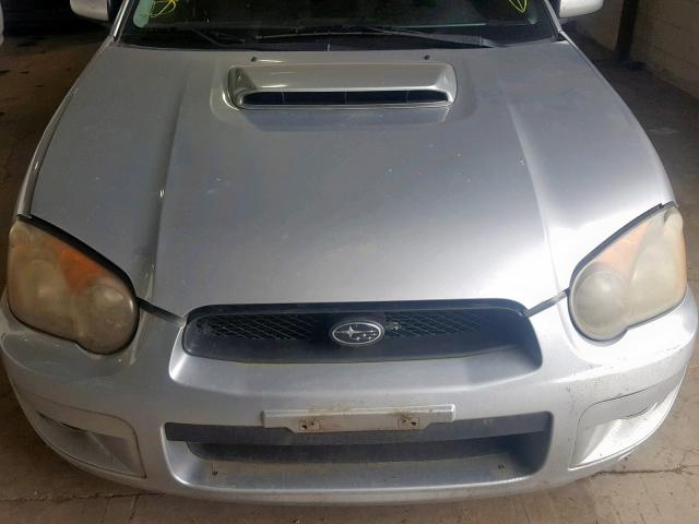 JF1GG29684H813676 - 2004 SUBARU IMPREZA WR SILVER photo 9