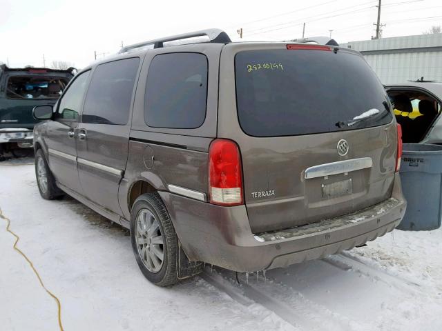 5GADV33L25D223247 - 2005 BUICK TERRAZA CX BROWN photo 3