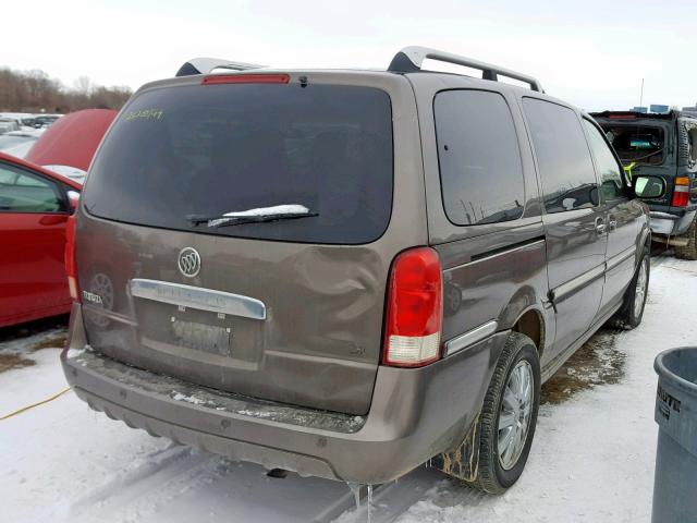 5GADV33L25D223247 - 2005 BUICK TERRAZA CX BROWN photo 4