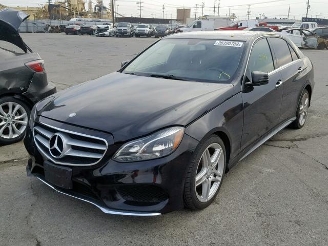 WDDHF5KB8EA876044 - 2014 MERCEDES-BENZ E 350 BLACK photo 2