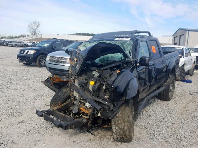 1N6ED27T04C449069 - 2004 NISSAN FRONTIER C BLACK photo 2