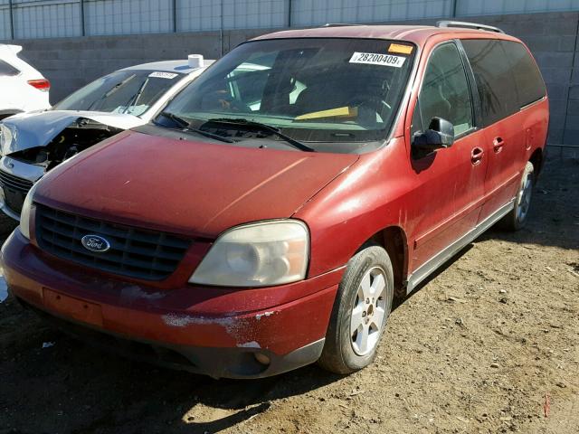 2FMZA57615BA59667 - 2005 FORD FREESTAR S RED photo 2