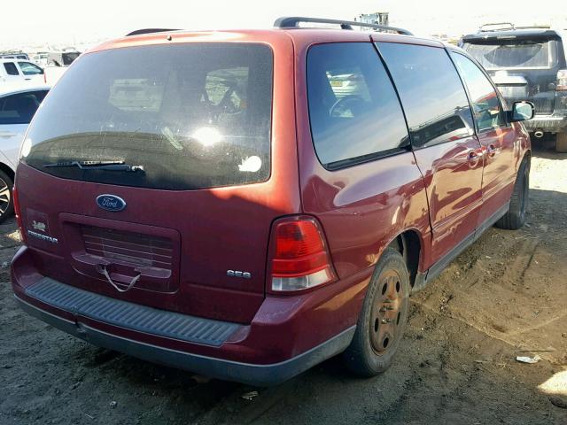 2FMZA57615BA59667 - 2005 FORD FREESTAR S RED photo 4