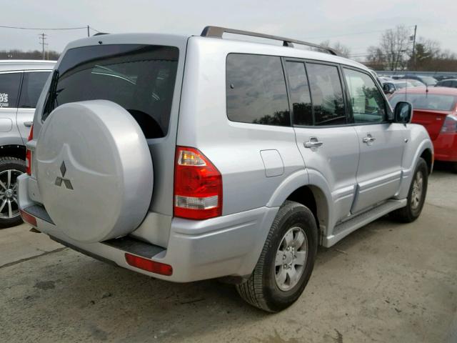 JA4NW51SX3J033453 - 2003 MITSUBISHI MONTERO LI GRAY photo 4