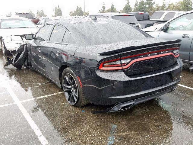 2C3CDXHG9HH607358 - 2017 DODGE CHARGER SX BLACK photo 3