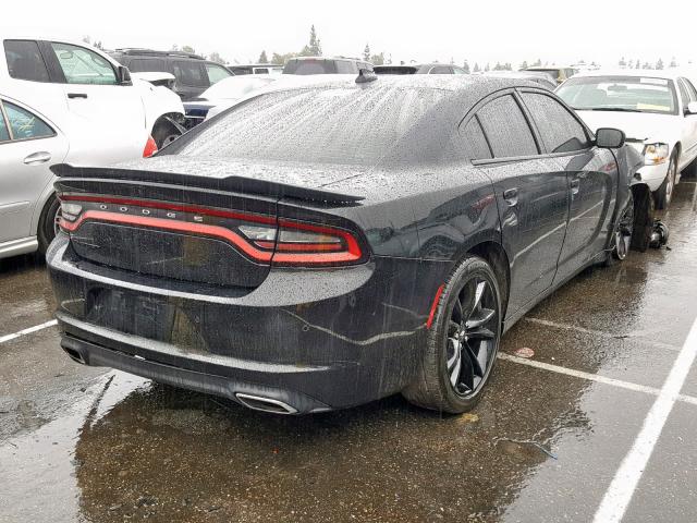 2C3CDXHG9HH607358 - 2017 DODGE CHARGER SX BLACK photo 4