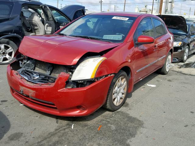 3N1AB6AP1BL609166 - 2011 NISSAN SENTRA 2.0 RED photo 2