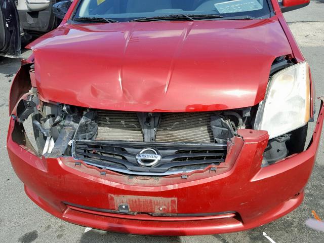 3N1AB6AP1BL609166 - 2011 NISSAN SENTRA 2.0 RED photo 9