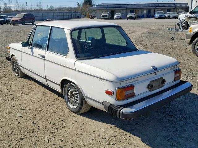 2391397 - 1976 BMW 2002 WHITE photo 3