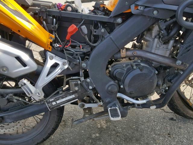 LZSJDNLC4F5200420 - 2015 ZONGSHEN MOTORCYCLE YELLOW photo 7