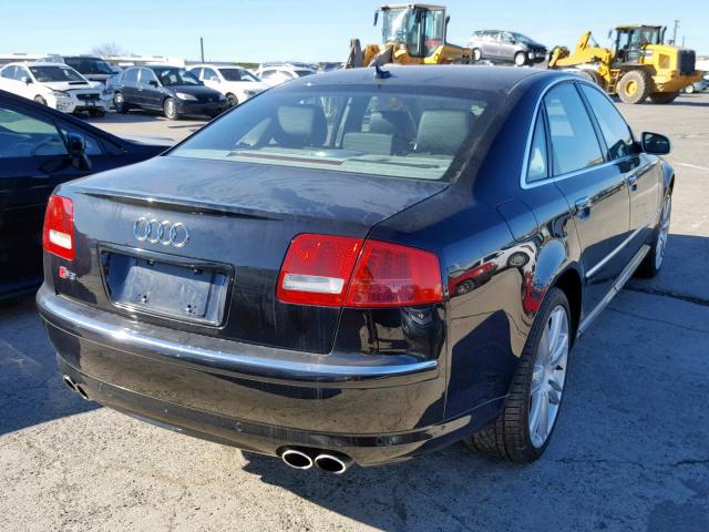 WAUPN44E97N008427 - 2007 AUDI S8 QUATTRO BLACK photo 4