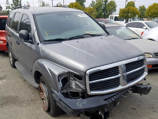 1D8HB48N75F593592 - 2005 DODGE DURANGO SL GRAY photo 1