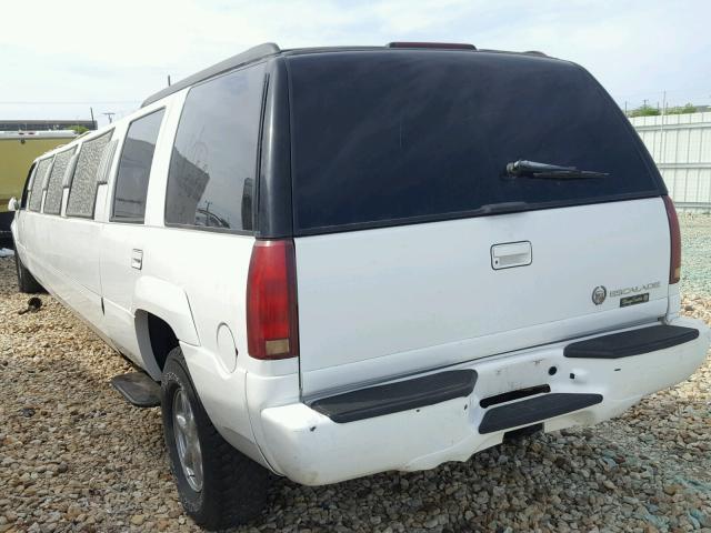 1GYEK13R1XR400424 - 1999 CADILLAC ESCALADE WHITE photo 3