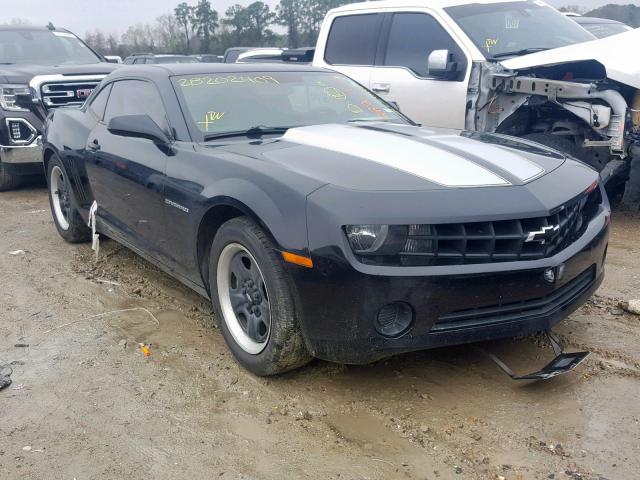 2G1FA1E32C9137539 - 2012 CHEVROLET CAMARO LS BLACK photo 1