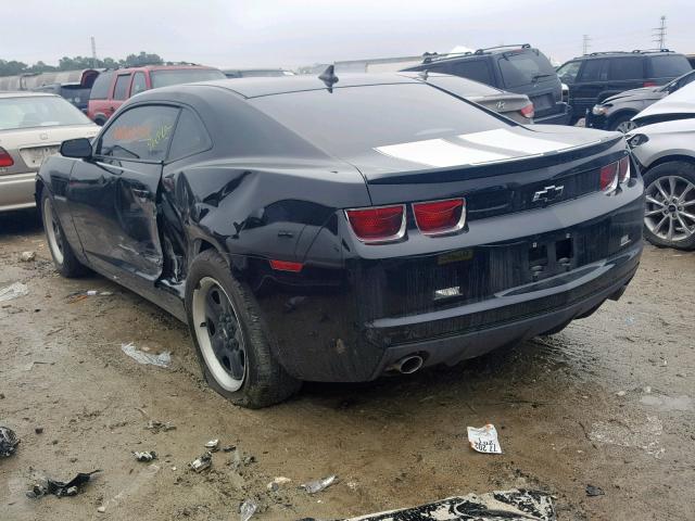 2G1FA1E32C9137539 - 2012 CHEVROLET CAMARO LS BLACK photo 3