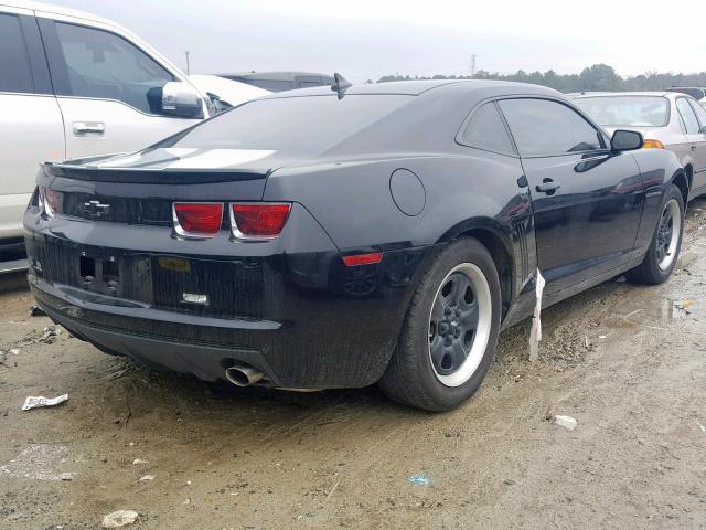 2G1FA1E32C9137539 - 2012 CHEVROLET CAMARO LS BLACK photo 4