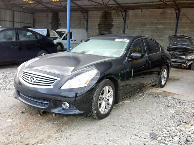 JN1CV6AP4DM720738 - 2013 INFINITI G37 BASE BLACK photo 2