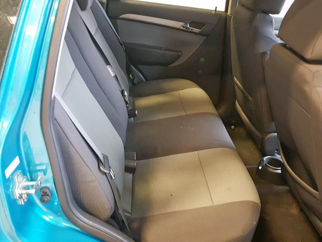 KL1TD66E09B403671 - 2009 CHEVROLET AVEO LS BLUE photo 6