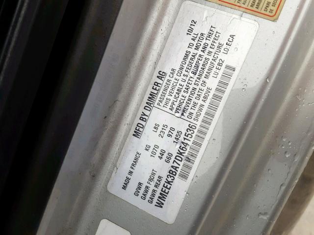 WMEEK3BA7DK641536 - 2013 SMART FORTWO PAS 黑色 照片 10