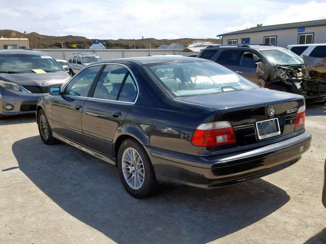 WBADT63402CH98477 - 2002 BMW 530 I AUTO BLACK photo 3