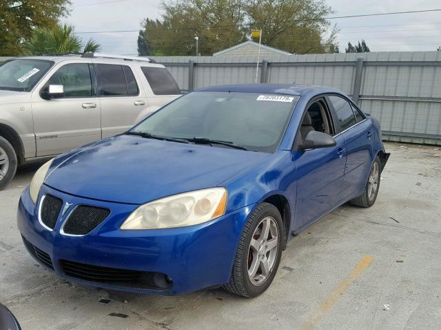 1G2ZH528X54166742 - 2005 PONTIAC G6 GT BLUE photo 2