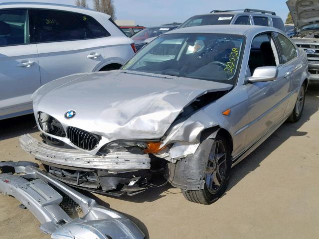 WBABV134X4JT20907 - 2004 BMW 325 CI SUL SILVER photo 2