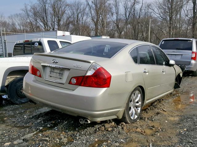 JNKAY01F16M264909 - 2006 INFINITI M35 BASE GOLD photo 4