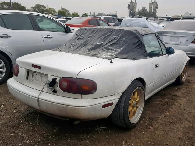 JM1NA3516L0101652 - 1990 MAZDA MX-5 MIATA WHITE photo 4