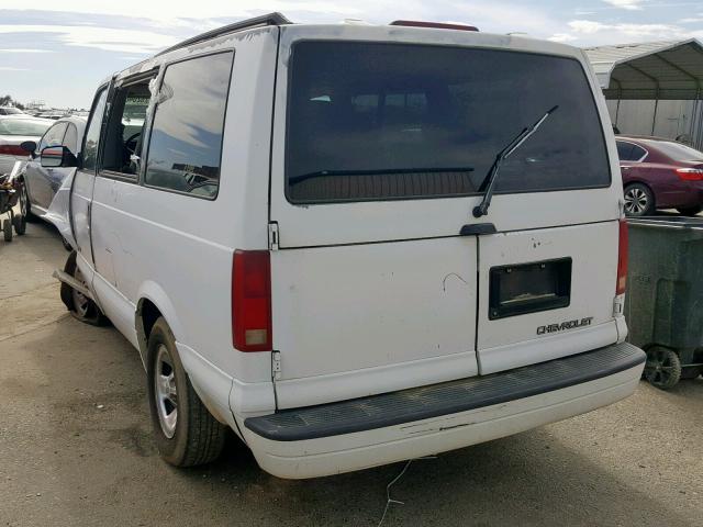 1GNDM19W9VB160836 - 1997 CHEVROLET ASTRO WHITE photo 3