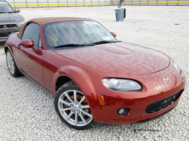 JM1NC25F260119974 - 2006 MAZDA MX-5 MIATA MAROON photo 1